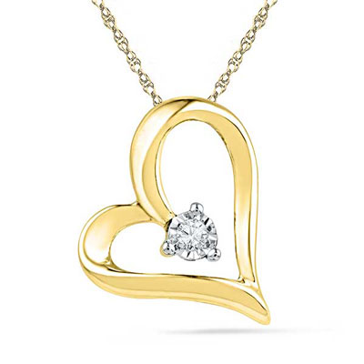 "18kt Gold & Diamond Pendant - PH019648 - Click here to View more details about this Product